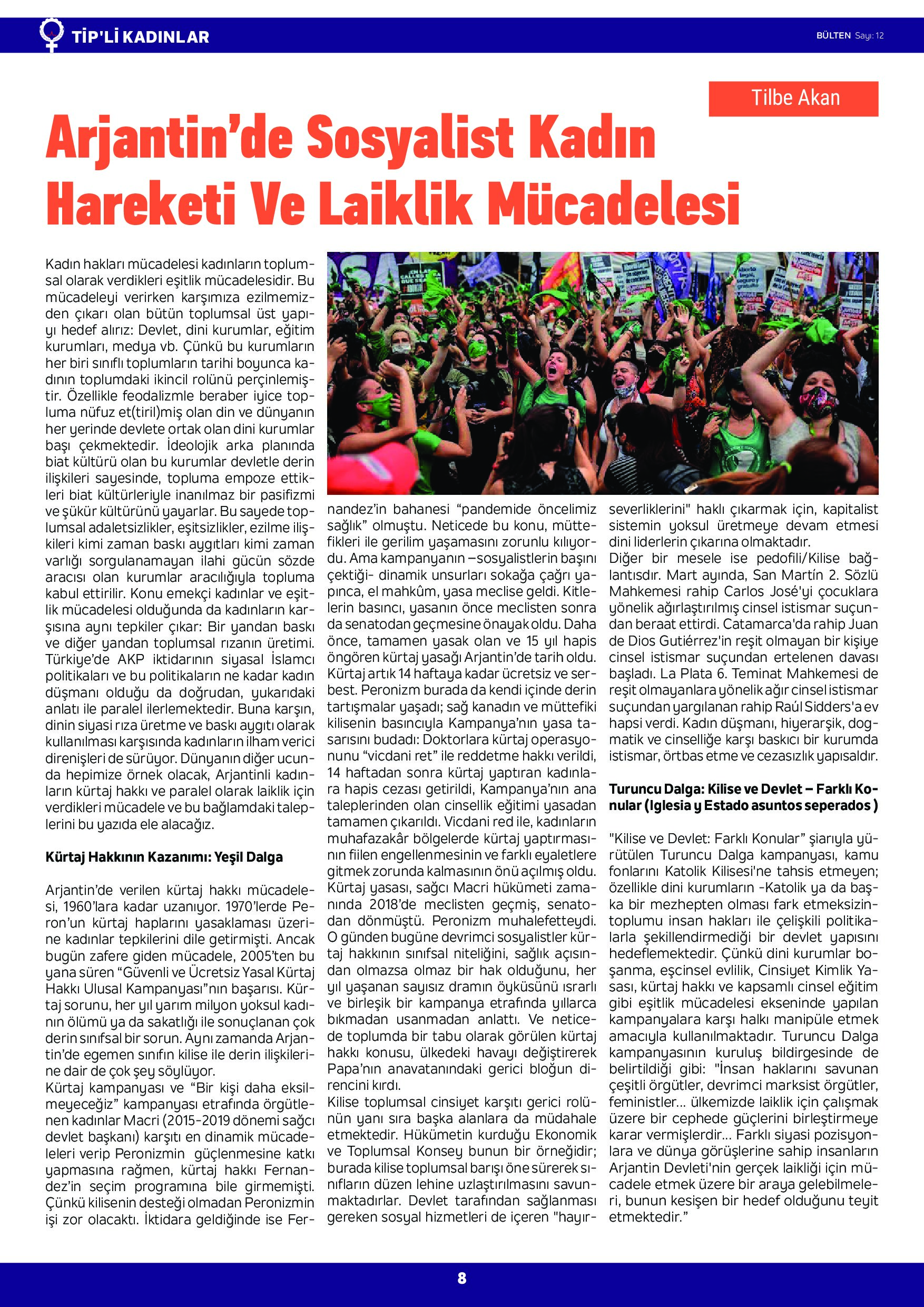 Sayı 12 - Sayfa 8