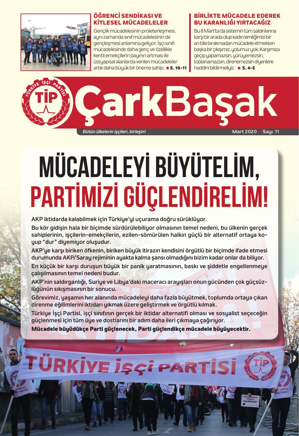 Sayı 11 kapak (1. sayfa)