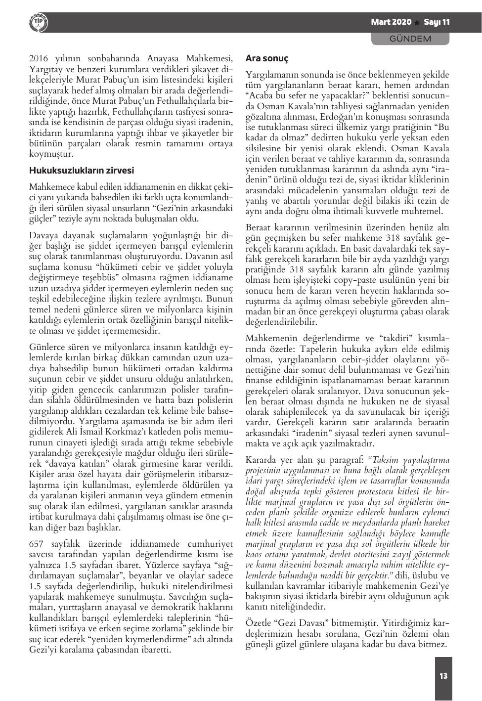 Sayı 11 - Sayfa 13