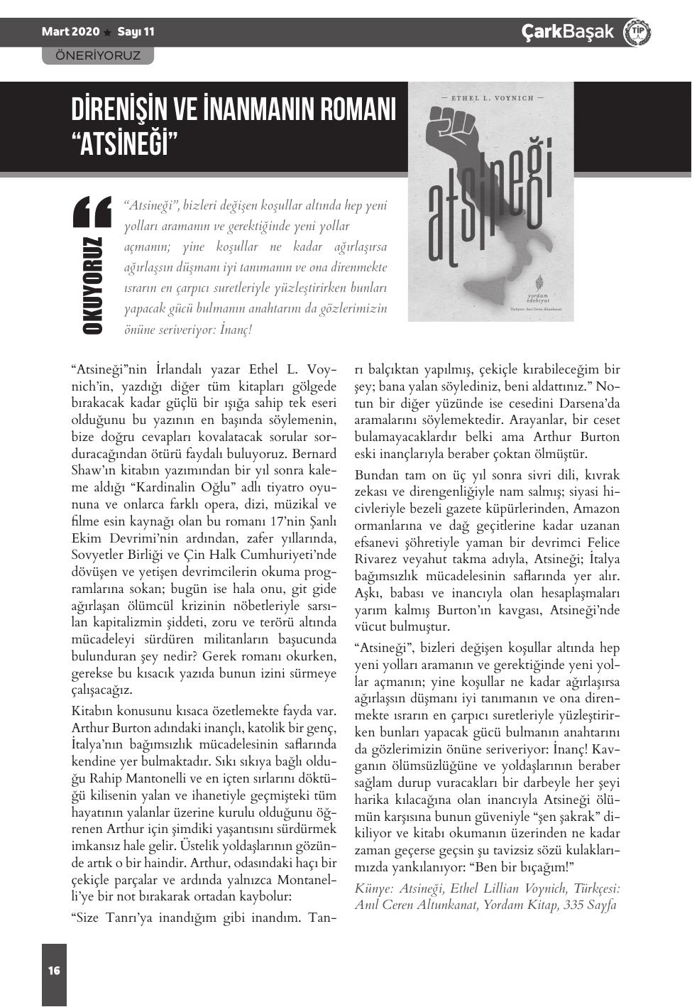 Sayı 11 - Sayfa 16