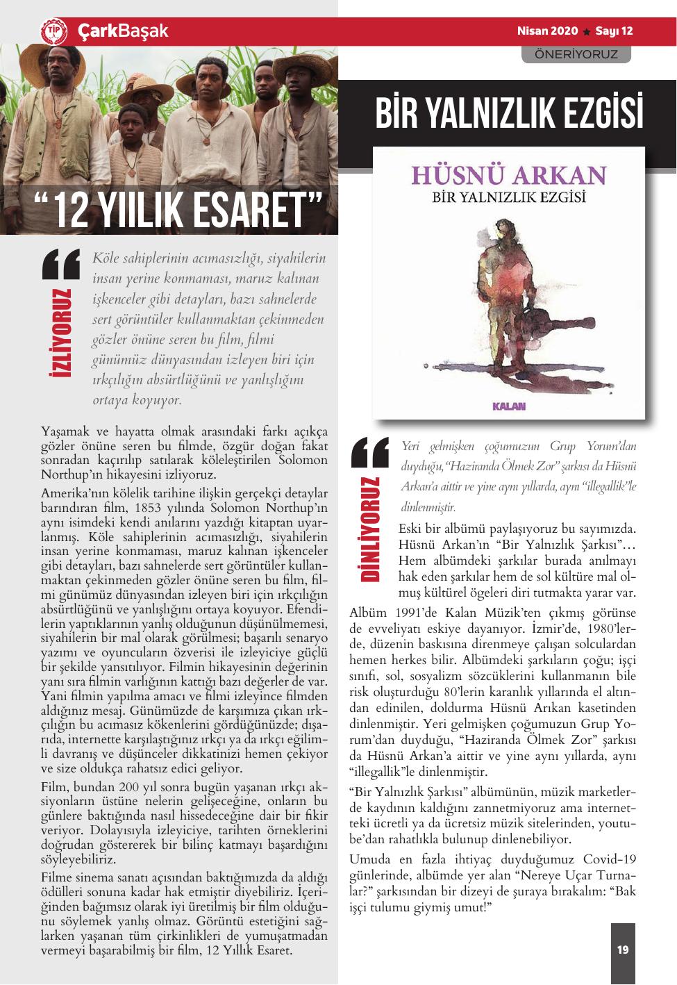 Sayı 12 - Sayfa 19