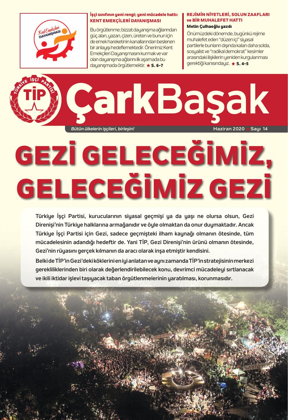 Sayı 14 kapak (1. sayfa)