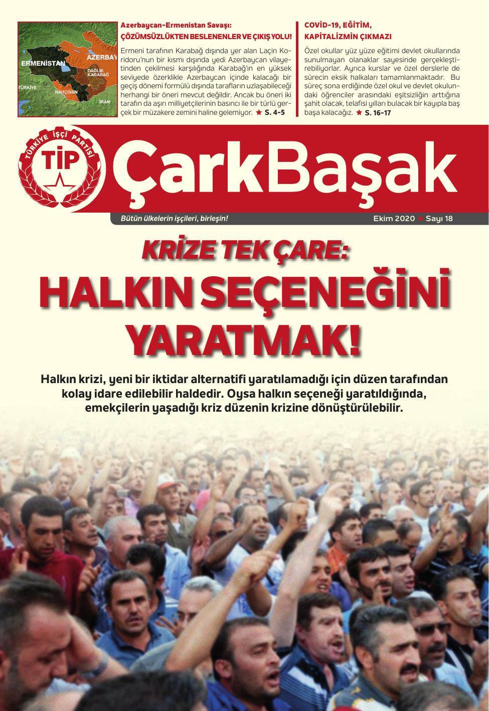 Sayı 18 kapak (1. sayfa)