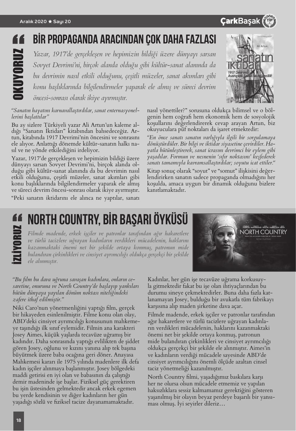 Sayı 20 - Sayfa 18