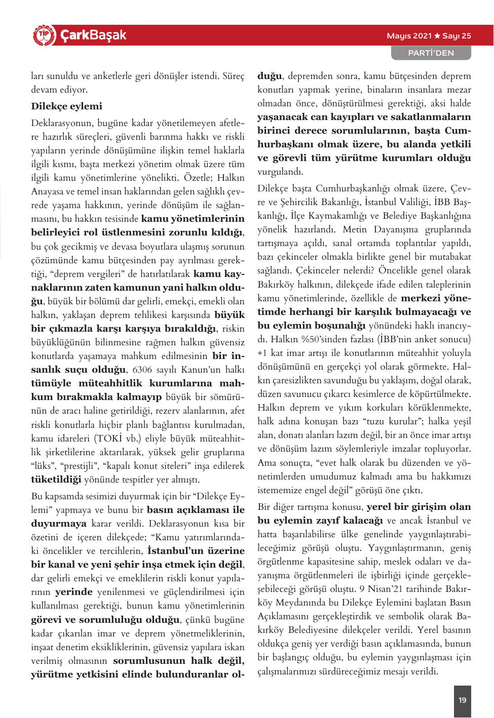 Sayı 25 - Sayfa 19