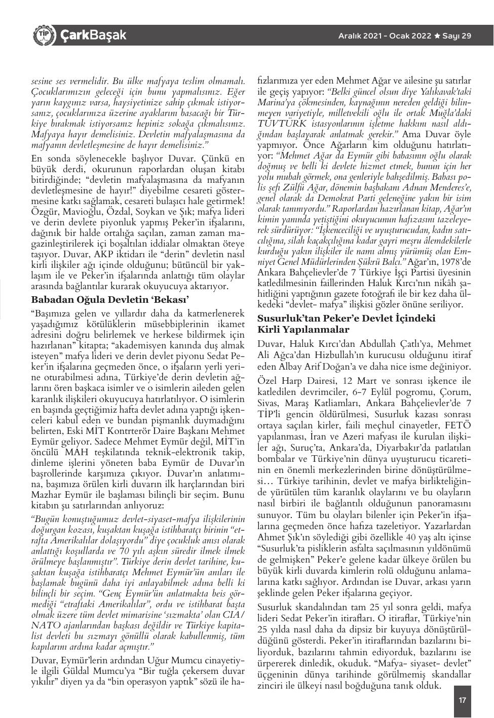 Sayı 29 - Sayfa 17