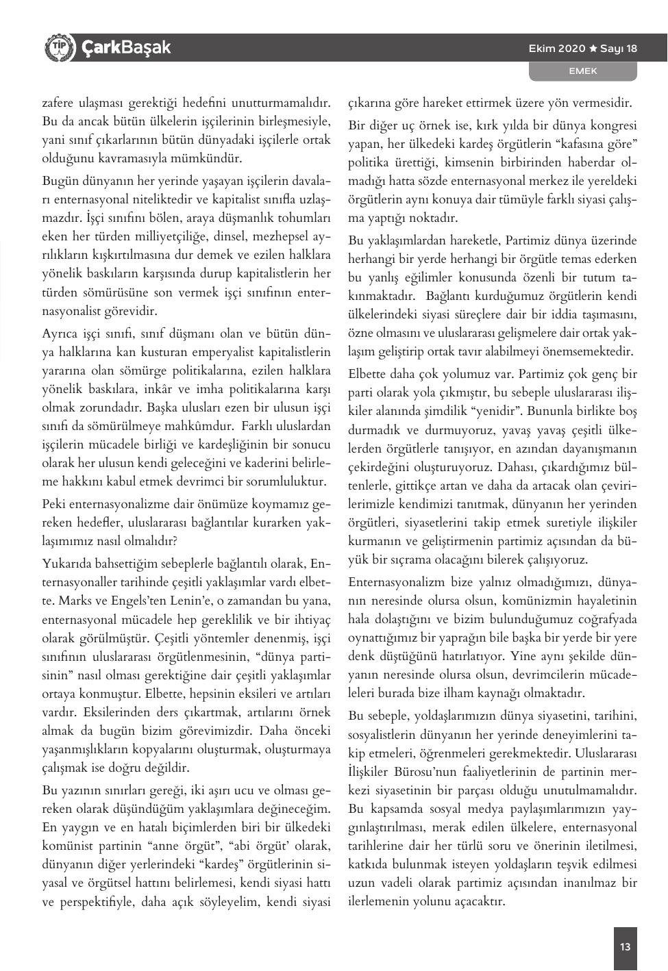 Sayı 18 - Sayfa 13
