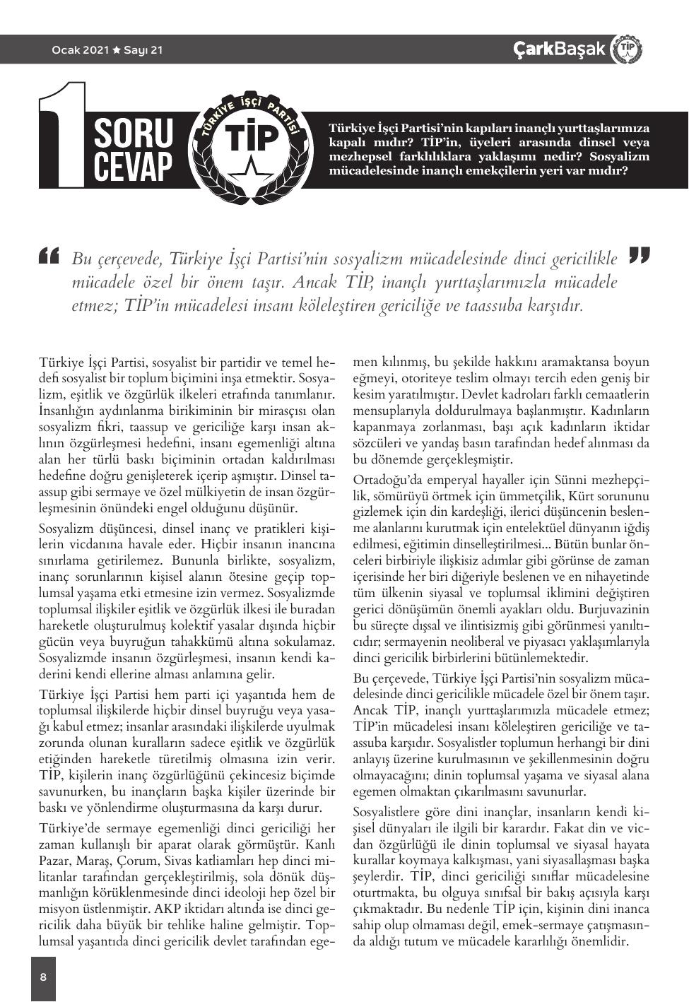 Sayı 21 - Sayfa 8