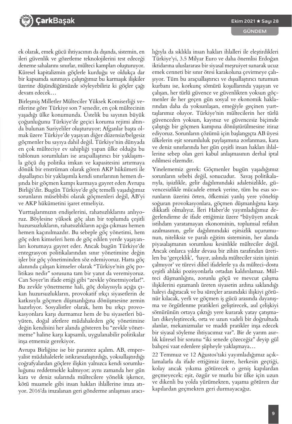 Sayı 28 - Sayfa 9
