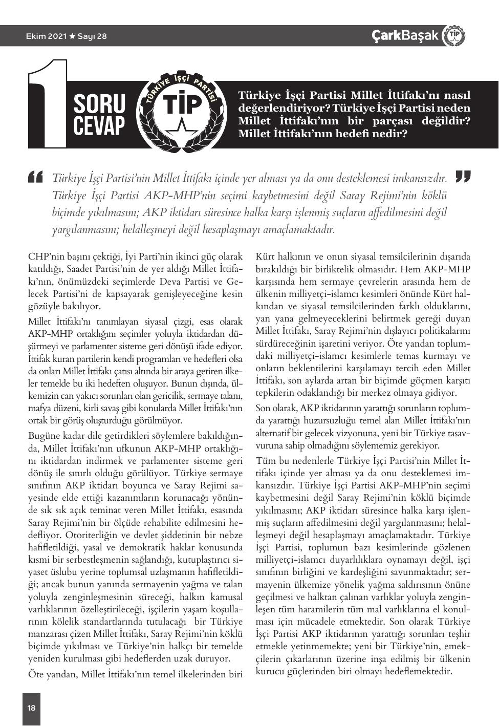 Sayı 28 - Sayfa 18