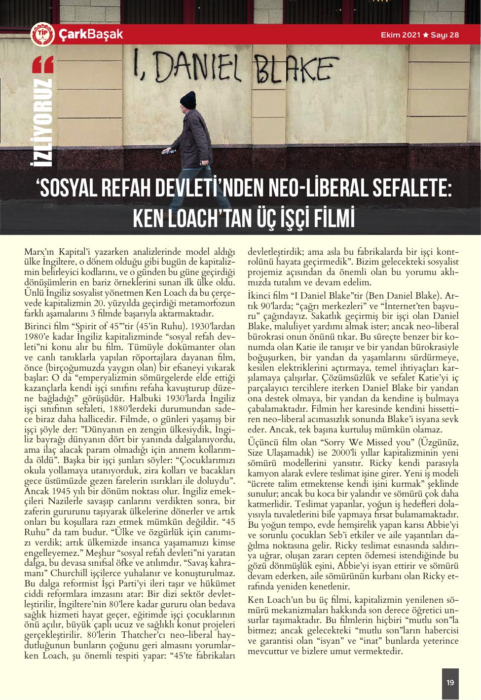 Sayı 28 - Sayfa 19