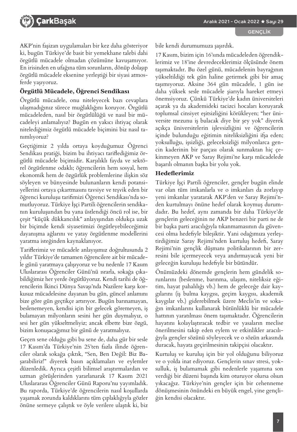 Sayı 29 - Sayfa 7