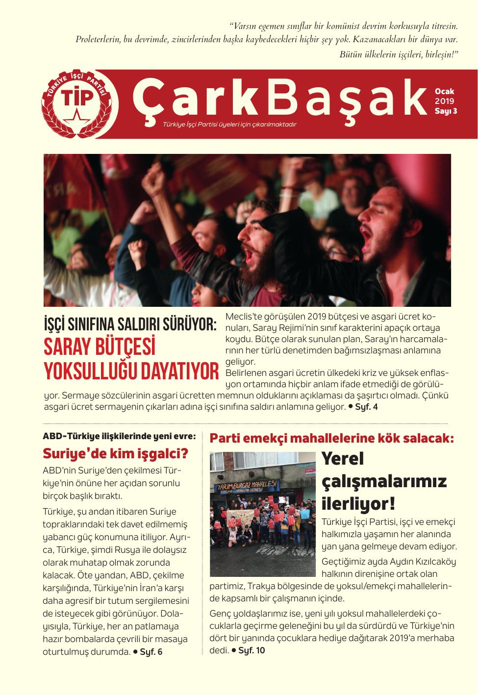 Sayı 3 kapak (1. sayfa)